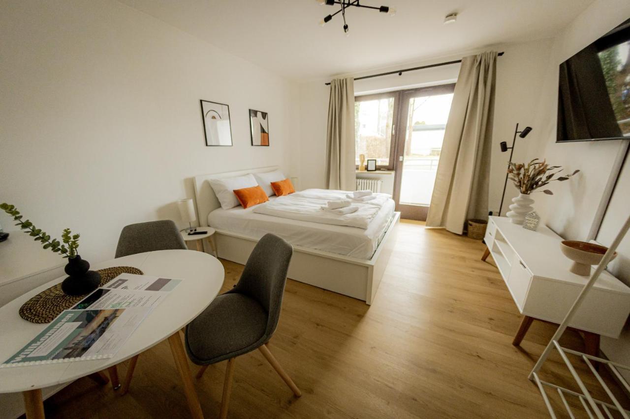 !Goldpath! Passau - Spitalhof I Modern I Wlan I Kueche I Balkon I Smarttv Mit Wipu Appartement Buitenkant foto